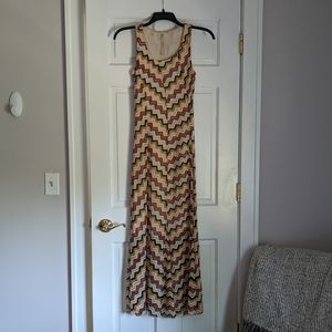 Crochet Style Maxi Dress